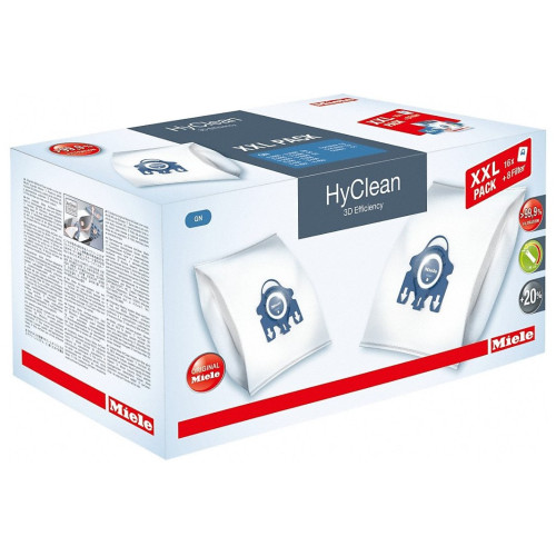 Мешки для пылесосов Miele GN XXL HyClean 3D (16 мешков и 8 фильтров)