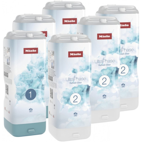 Набор жидких средств для стирки Miele UltraPhase Refresh Elixir (6 шт)