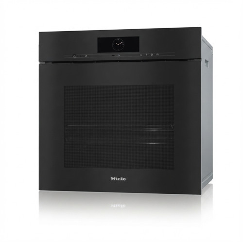 Электрический духовой шкаф Miele DGC 7860 HCX PRO Obsidian Black, черный обсидиан