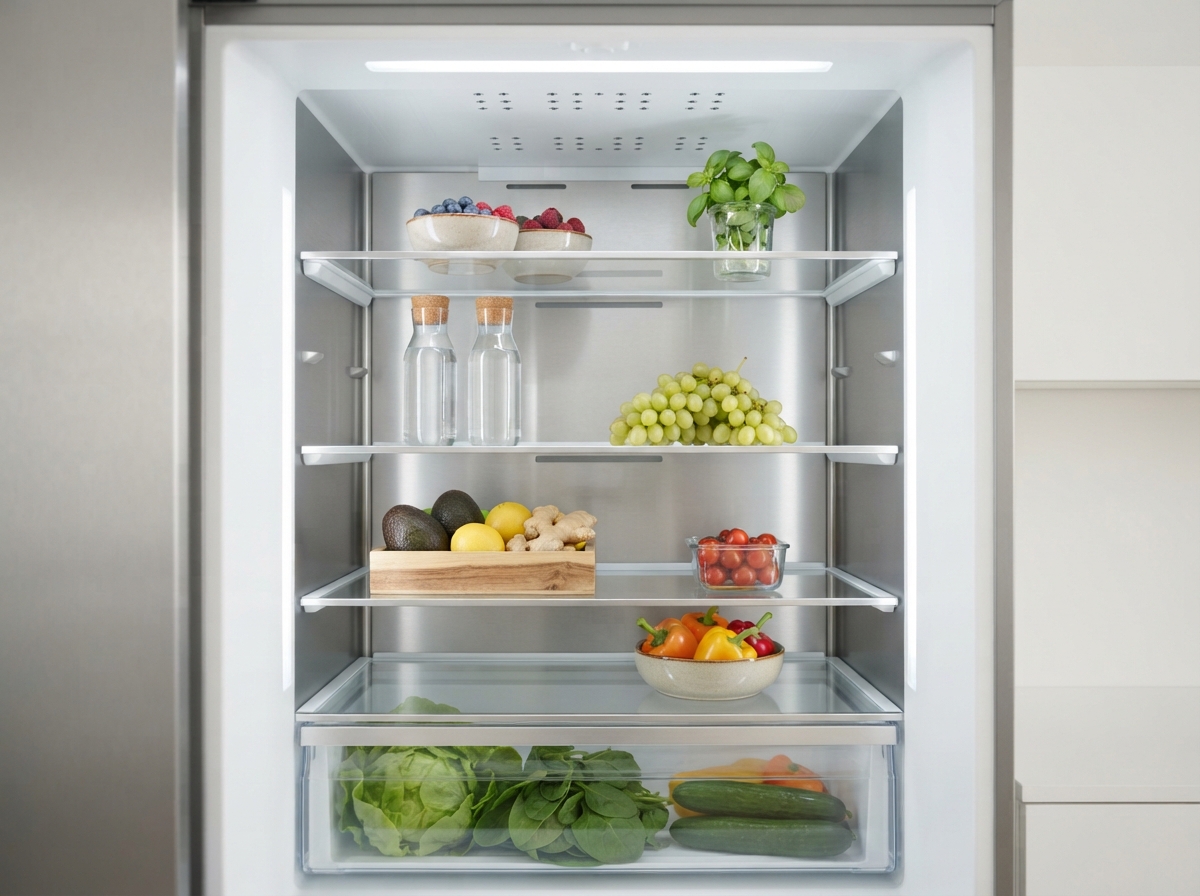 DynaCool — динамическое охлаждение в холодильниках Miele Динамическое охлаждение DynaCool в холодильнике Miele: равномерная температура на всех полках