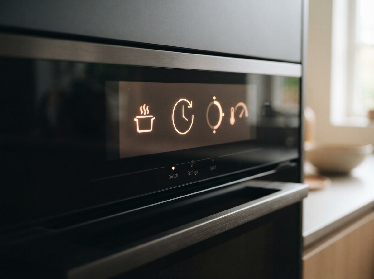 Дисплей управления в пароварках Miele Дисплей пароварки Miele: режим, время и температура приготовления